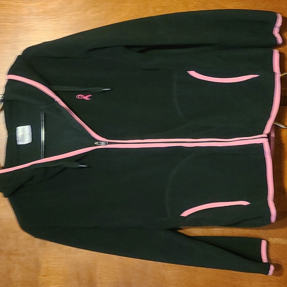 Breast cancer zip up
